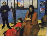 Paul Gauguin The Studio of Schuffenecker(The Schuffenecker Family) oil painting on canvas